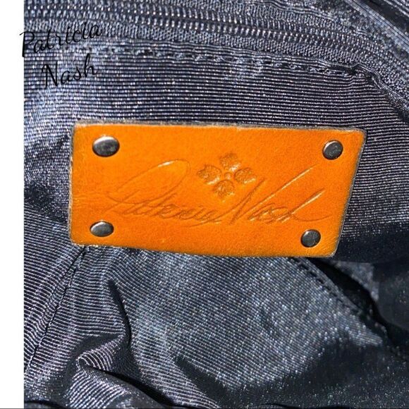 PATRICIA Nash CASSINI feather & chunky rhinestone beaded wristlet Berry Red. NWT - Picture 7 of 11